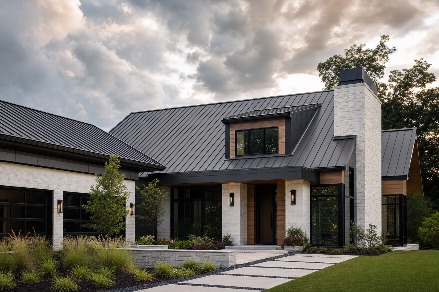 Standing seam metal