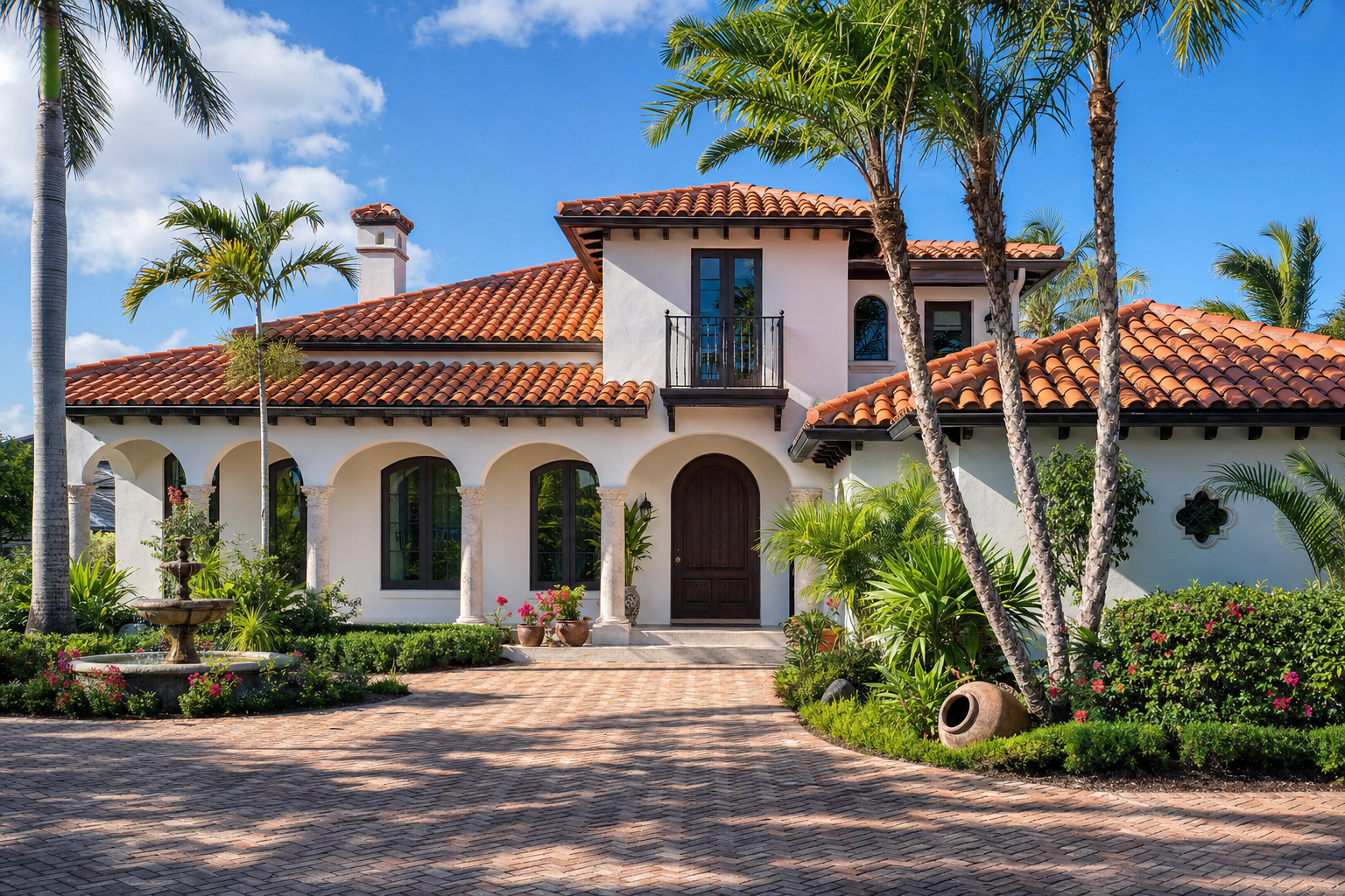 Tile roofing